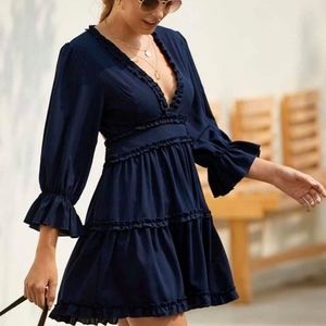 Frills & ruffles dress